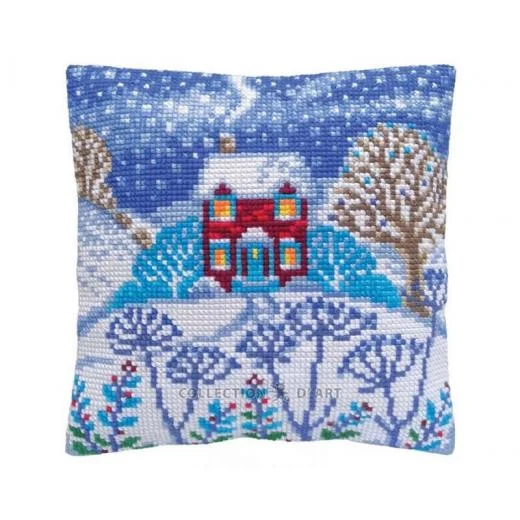 Collection d'Art - Kreuzstichkissen Beautiful Winter