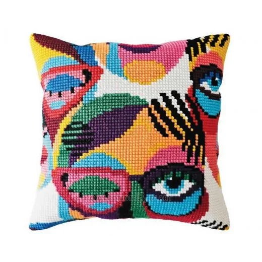 Collection d'Art - Kreuzstichkissen In the Rays of the Sunset