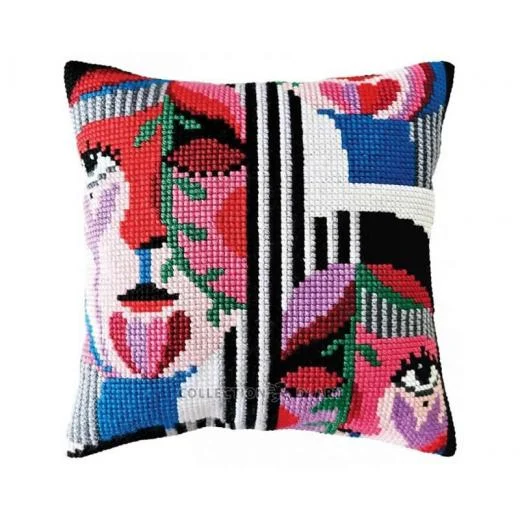Collection d'Art - Kreuzstichkissen Spring