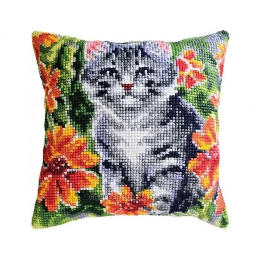 Collection d'Art - Kreuzstichkissen I hid!