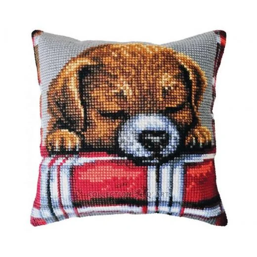 Collection d'Art - Kreuzstichkissen Beloved Puppy