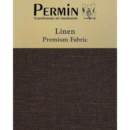 Wichelt Linen 32ct - Chalkboard Black 70x50 cm
