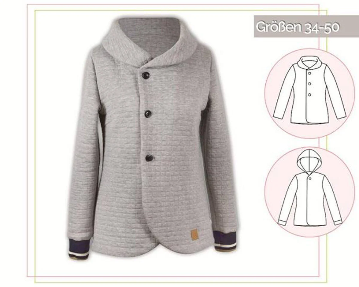 Damen-Schnittmuster Jacke SIERRA, lillesol women No.33