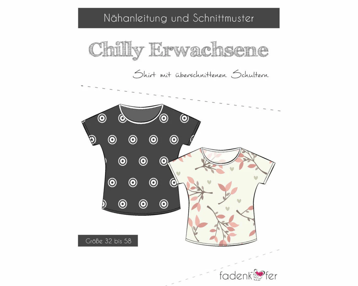 Damen-Schnittmuster Shirt CHILLY, fadenkäfer