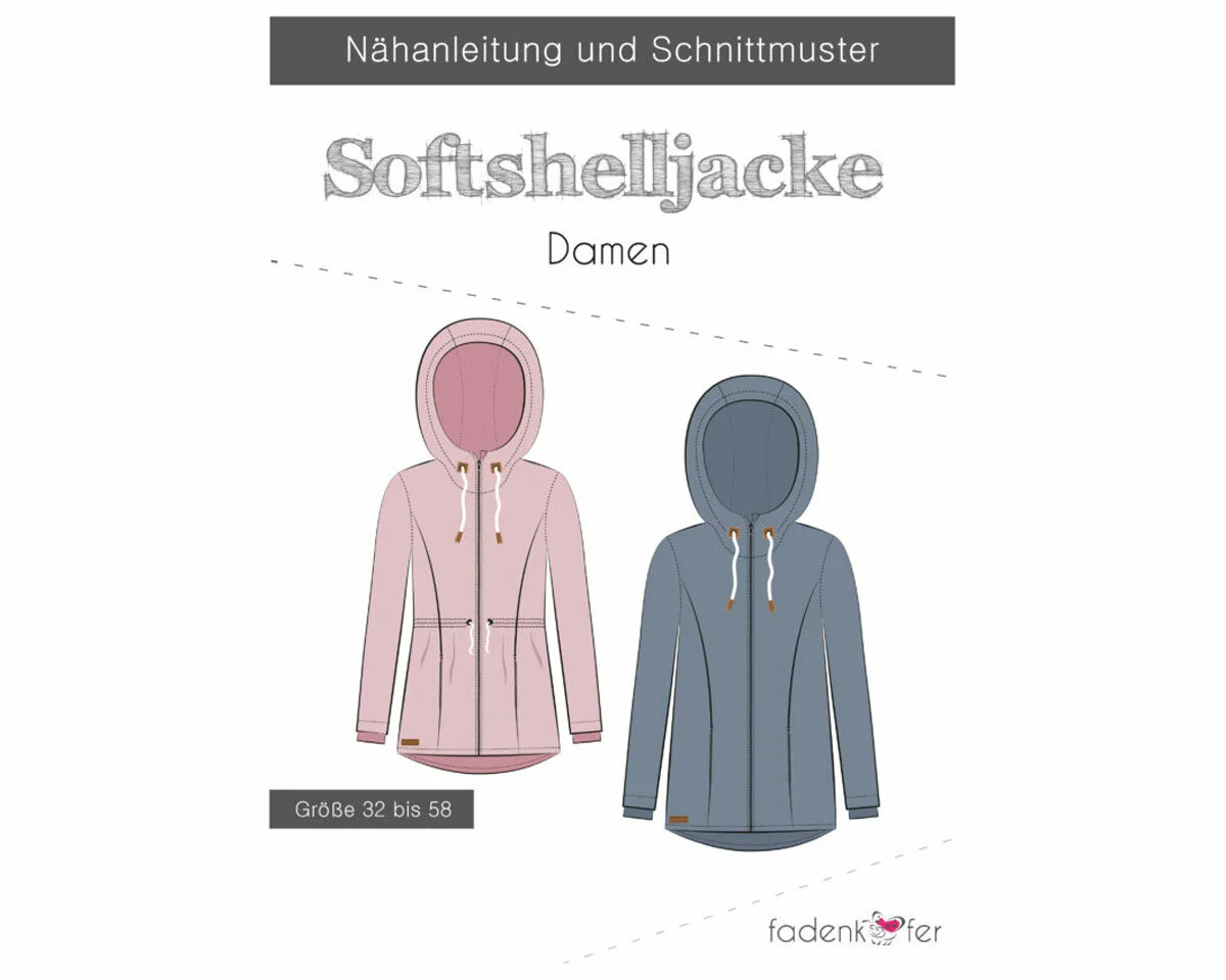 Damen-Schnittmuster Softshelljacke, fadenkäfer