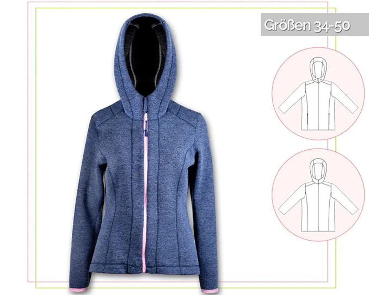 Damen-Schnittmuster Softshelljacke, lillesol women No.21
