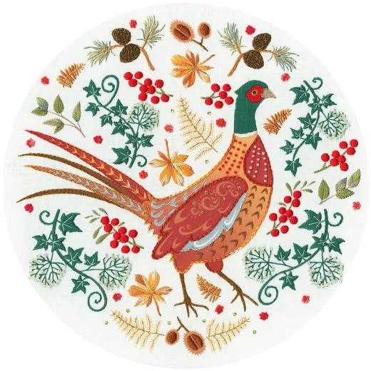 Bothy Threads - Folk Art - Pheasant