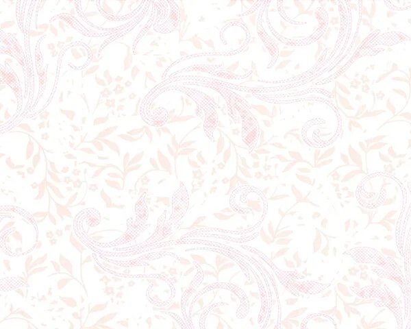 Feiner Popeline-Patchworkstoff "Coquette" mit zartem Rankendesign, hellrosa-altrosa