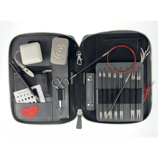 Nadelset austauschbare Rundstricknadeln 2,75 - 10,00 mm - 13 cm - ChiaoGoo Forté 2.0 SS-Tipped Set