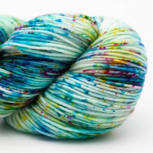 Kremke Soul Wool Lazy Lion Sockenwolle -Azzuro sunny rain forest speckled chaotic