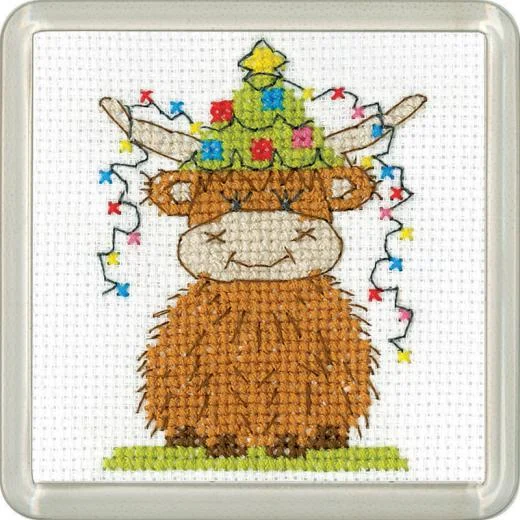 Heritage Crafts - Highland Christmas Lights ( incl. Untersetzer)