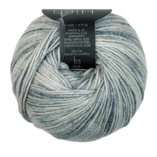 Atelier Zitron High Twist - 13 blau-grau-meliert