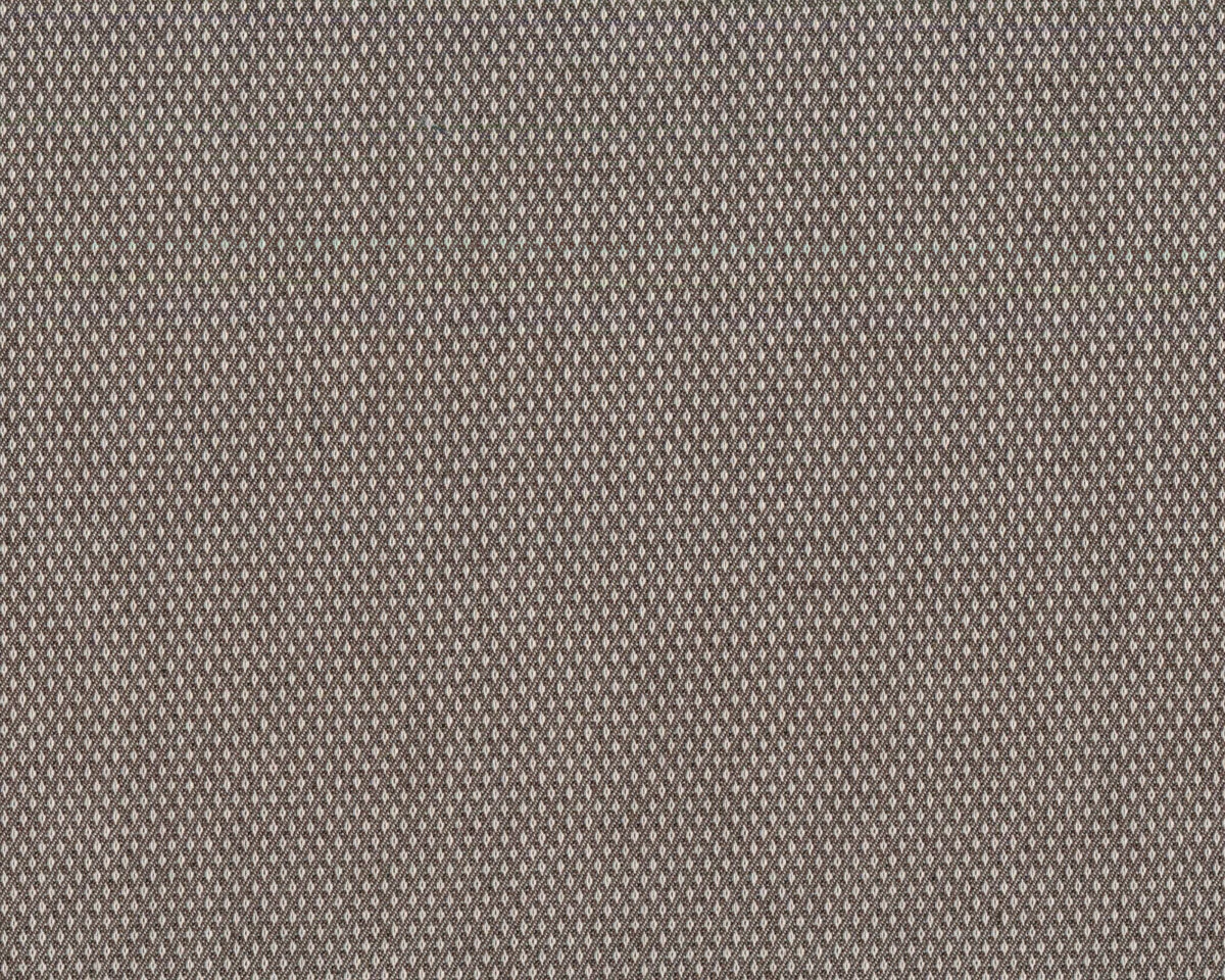 Italienischer Baumwoll-Jacquardstoff CERES, Mini-Rauten, braun