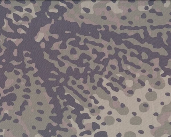 Italienischer Baumwoll-Stretch CAMOUFLAGE, steingrau-natur dunkel
