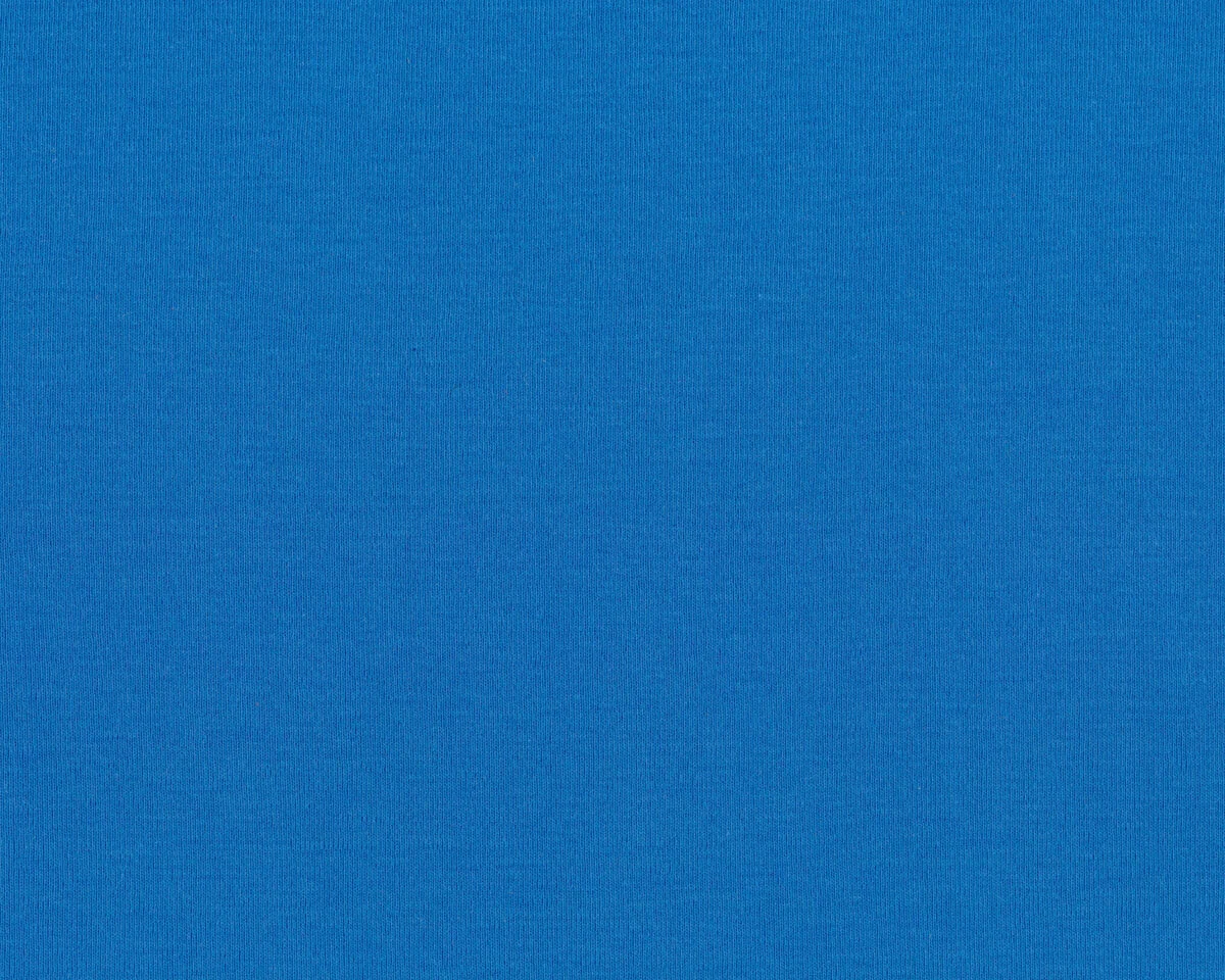 Italienischer Baumwolljersey BRUGNOLI ANGOLINO, blau