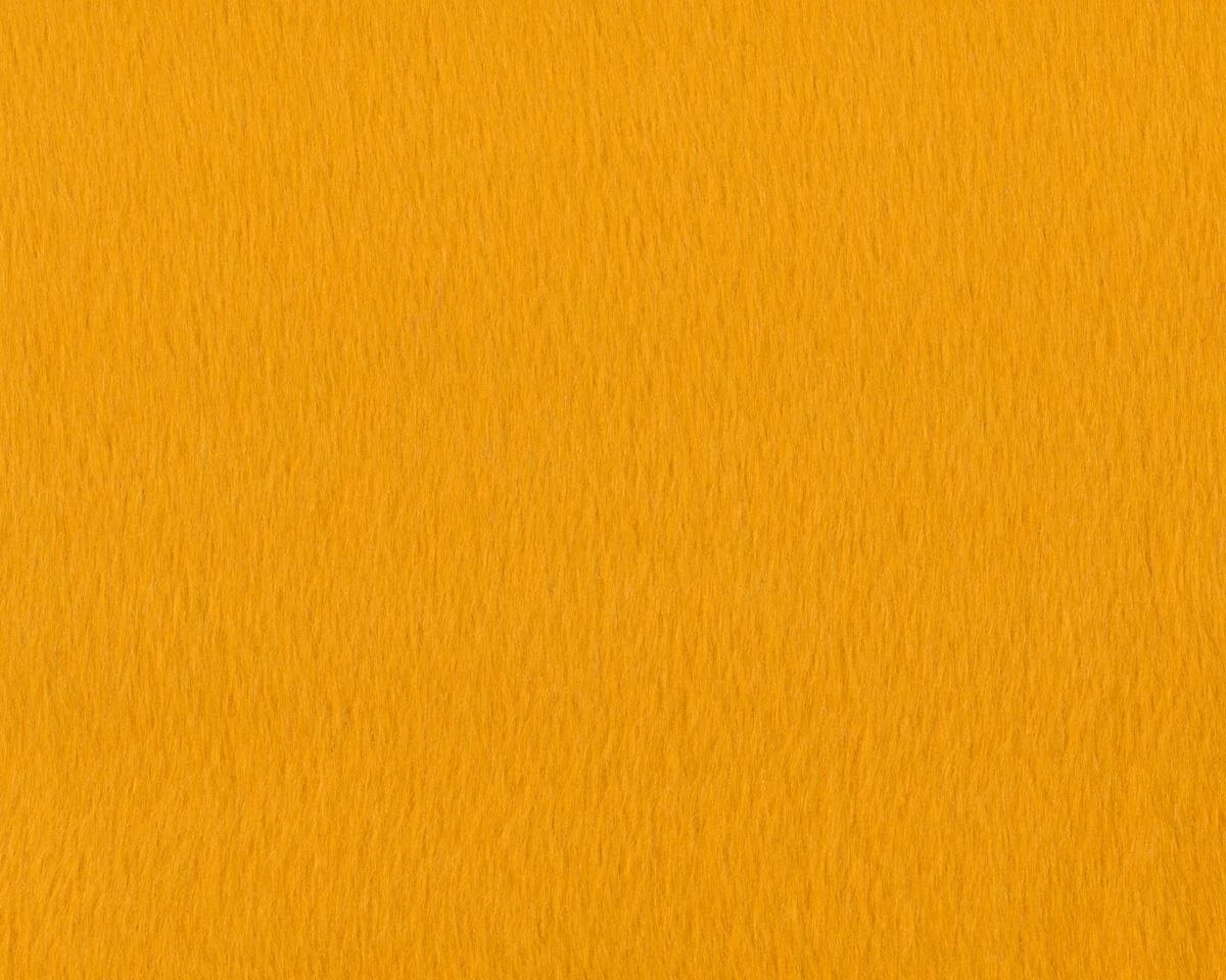 Italienischer Designer-Webpelz, modisches Fellimitat aus Wolle ALPACA, orangegelb
