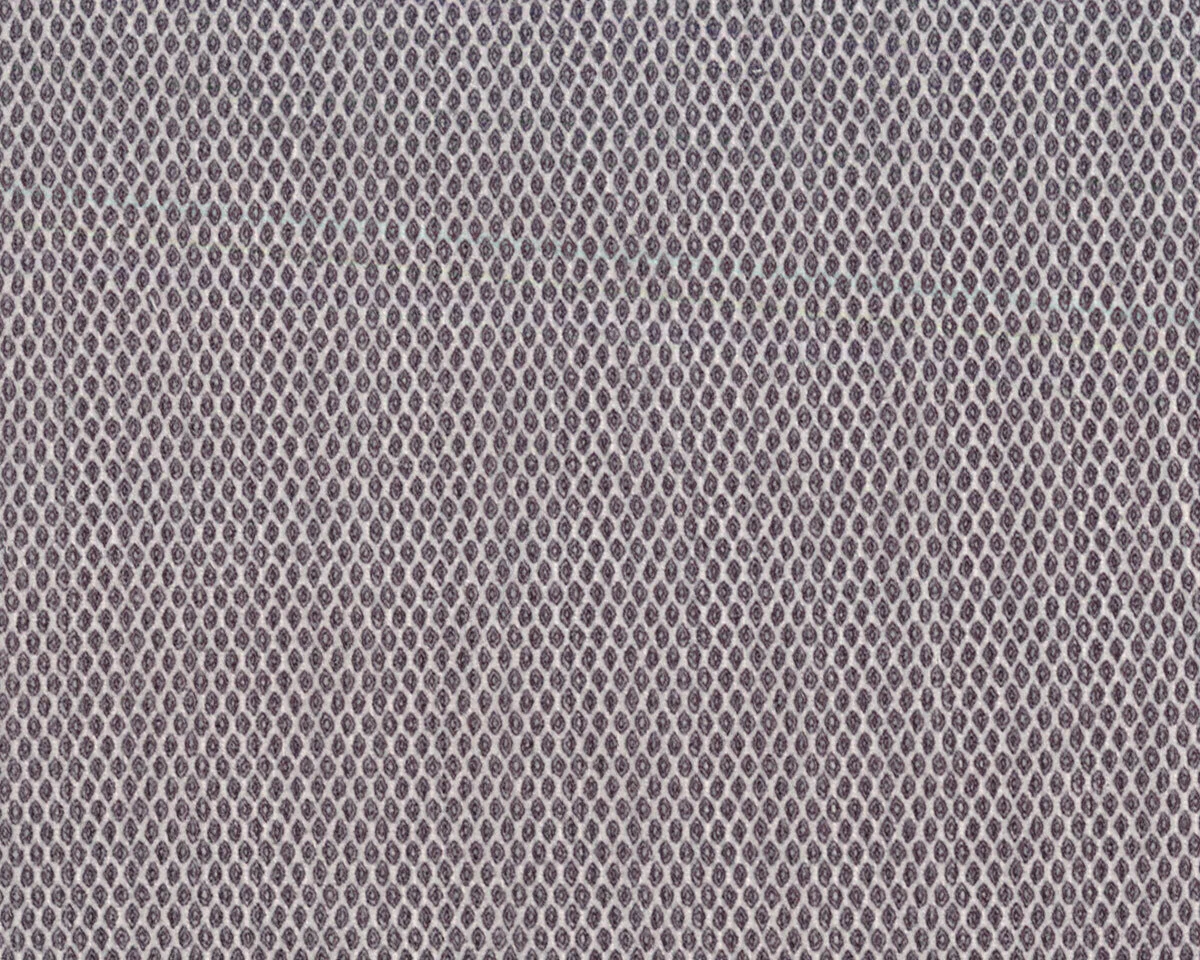 Italienischer Feincordstoff VELOUR, Rauten, schwarz-weiß