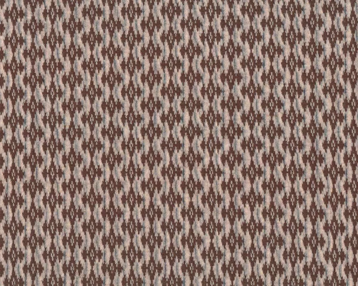 Jacquard-Strick COTTAGE KNIT, Rautenmuster, natur, Albstoffe