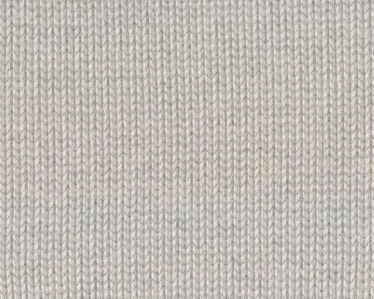 Jacquard-Strick KNIT KNIT, Grobmaschen-Optik, wollweiß von Albstoffe