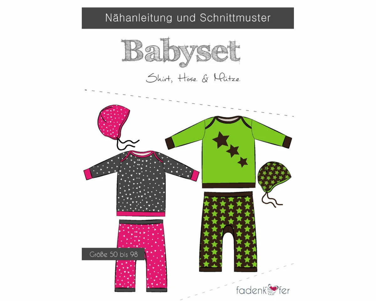Kinder-Schnittmuster Babyset, fadenkäfer