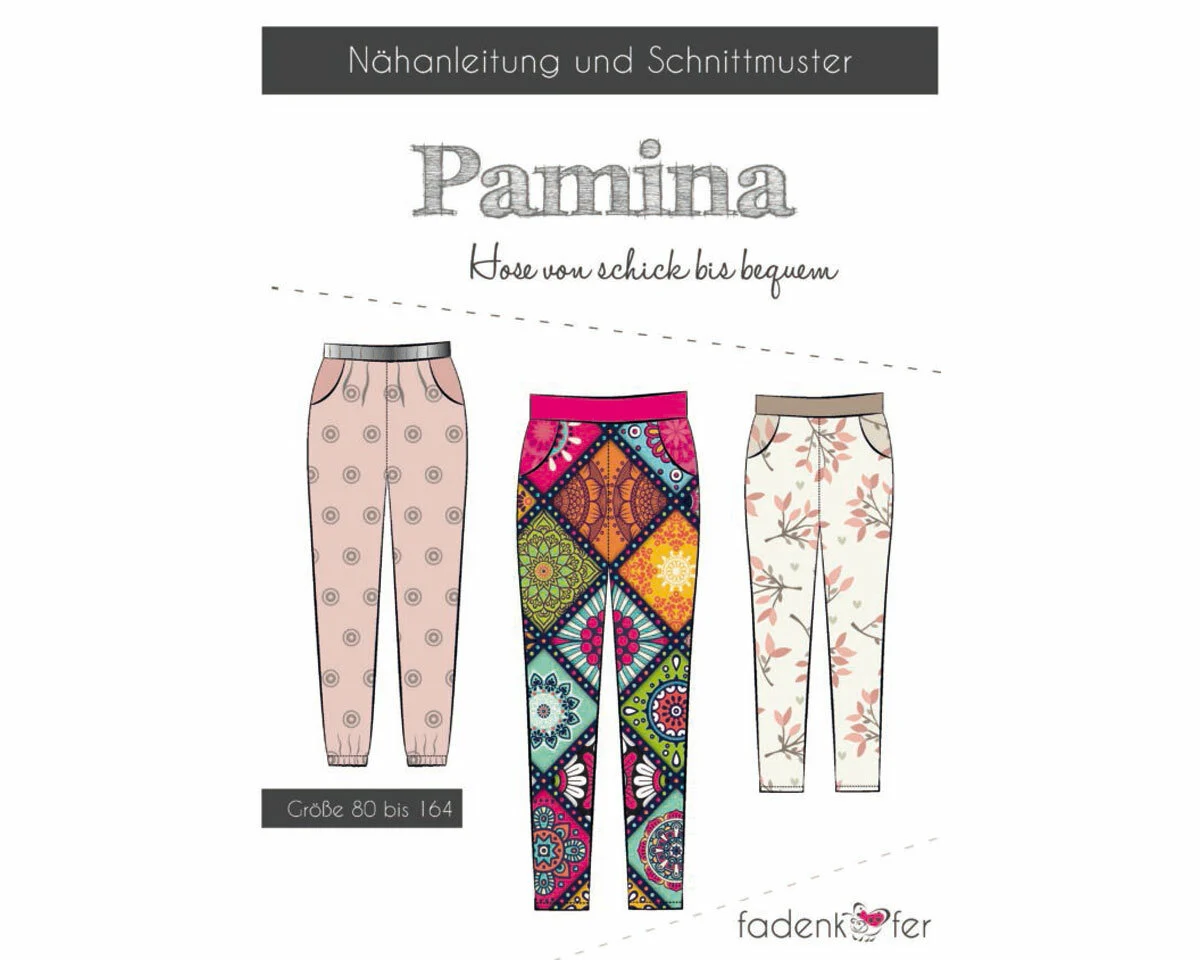 Kinder-Schnittmuster Hose PAMINA, fadenkäfer