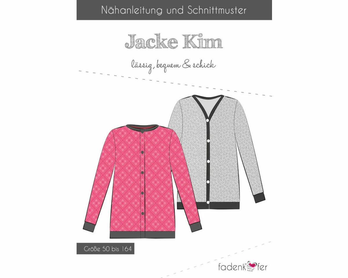 Kinder-Schnittmuster Jacke KIM, fadenkäfer