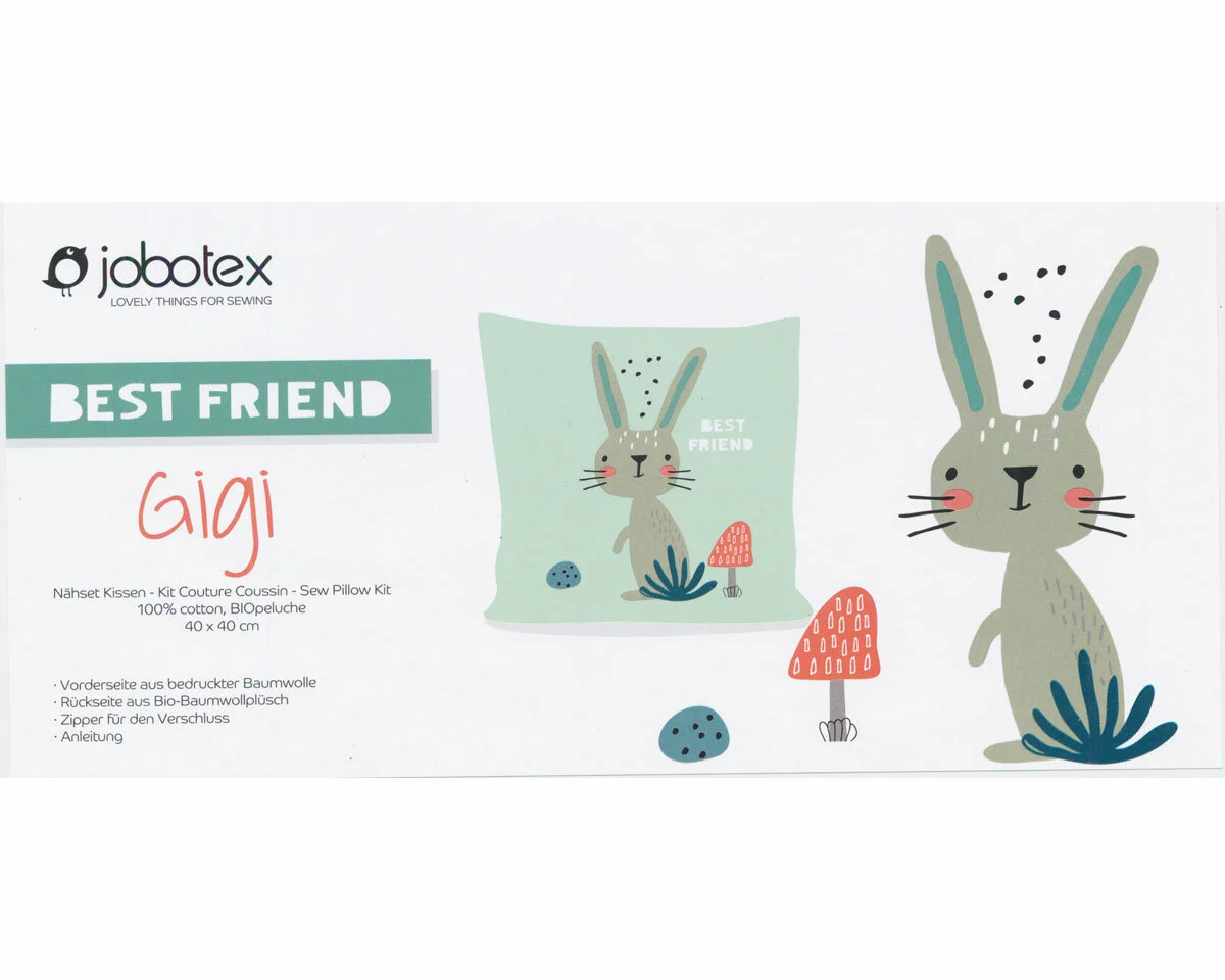 Kissen-Nähset: Best Friend Hase GIGI