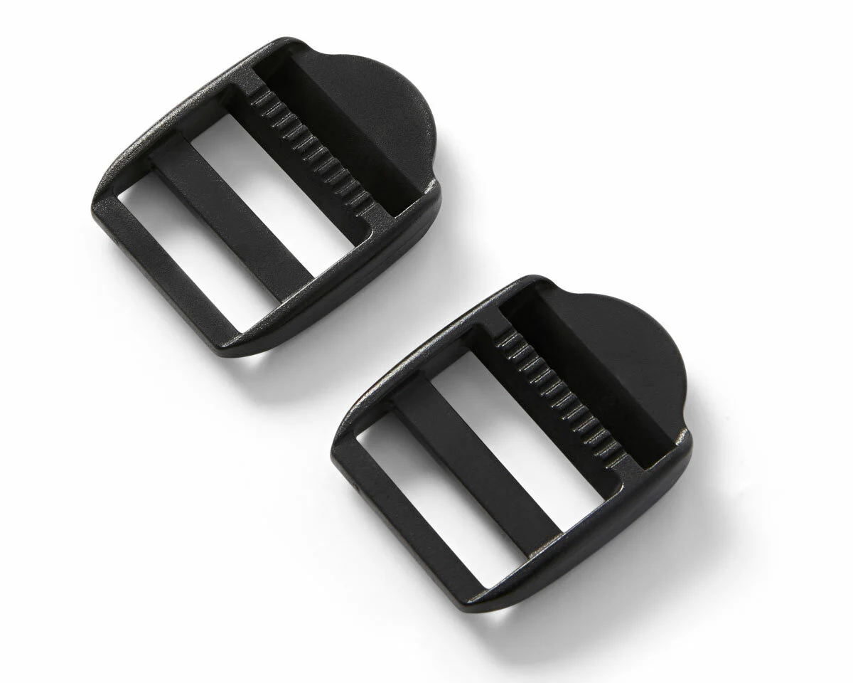 Klemm-Leiterschnalle, schwarz, 25, 30, 40 und 50 mm, Prym