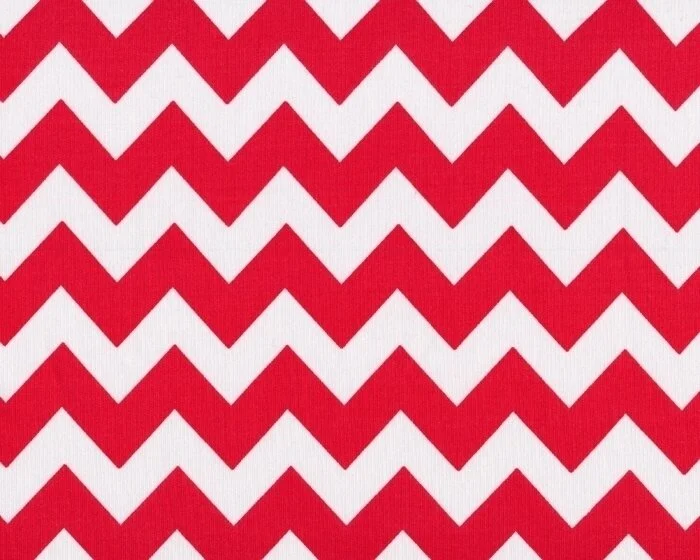 Kuschel-Sweat MIA SWEAT, Chevron-Zacken, rot-weiß