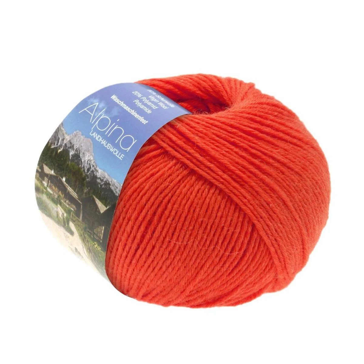 Lana Grossa - Alpina Landhauswolle 0075 rotorange