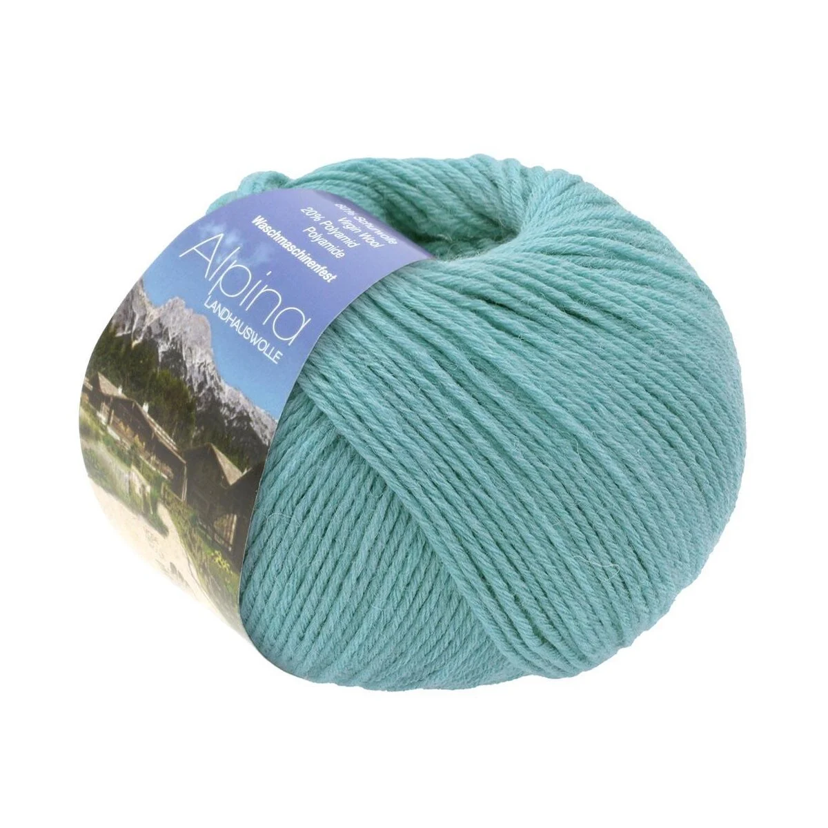Lana Grossa - Alpina Landhauswolle 0082 türkisblau