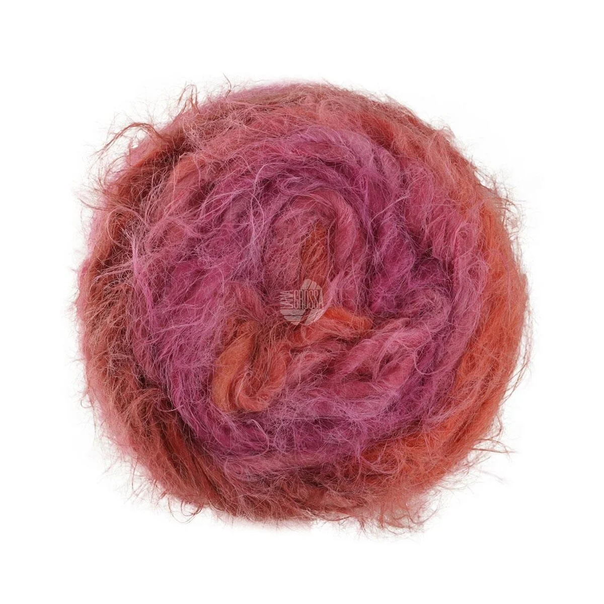Lana Grossa - Basta Mista 0107 rotviolett fuchsia altrosa weinrot burgund
