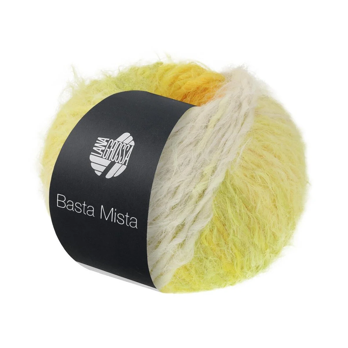 Lana Grossa - Basta Mista 0114 grège vanille gelb grüngelb sonnenblume orange