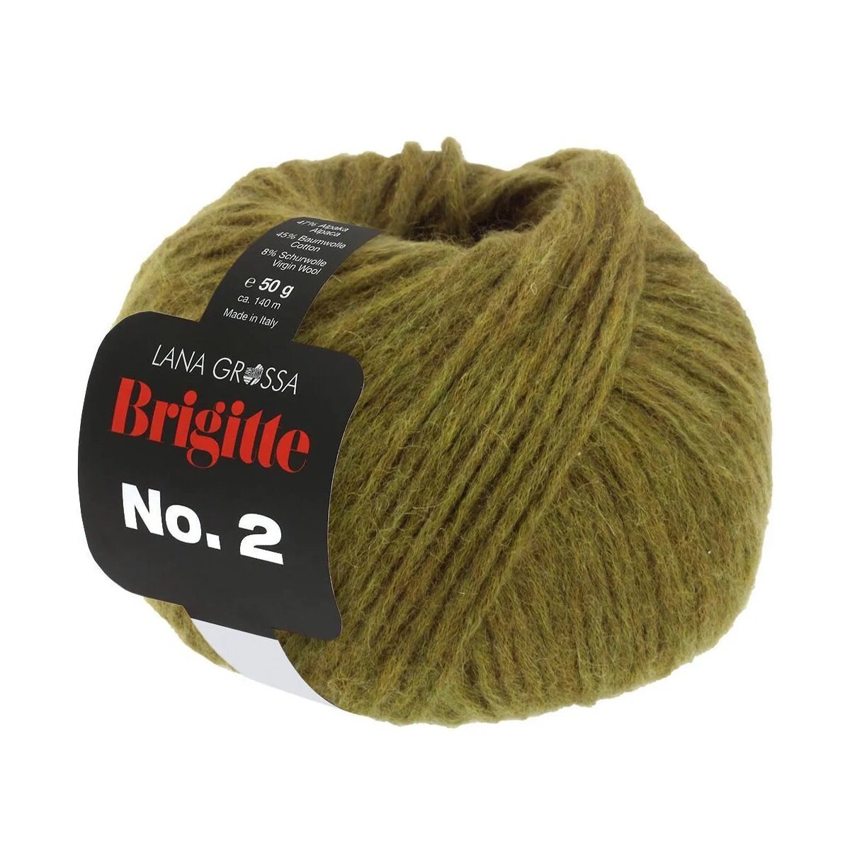 Lana Grossa - Brigitte No. 2 0066 olivgrün