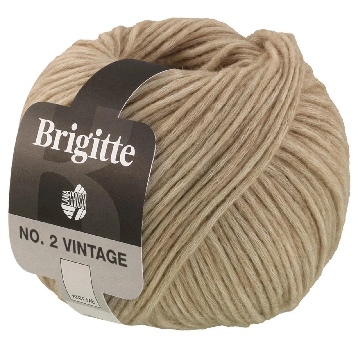 Lana Grossa - Brigitte No. 2 Vintage 0201 graubeige meliert