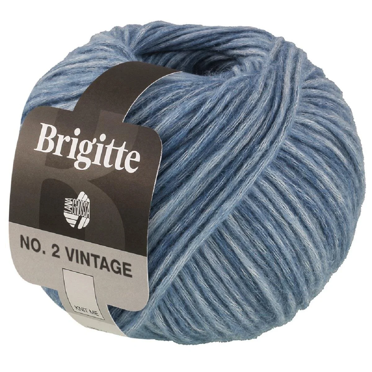 Lana Grossa - Brigitte No. 2 Vintage 0206 jeans meliert
