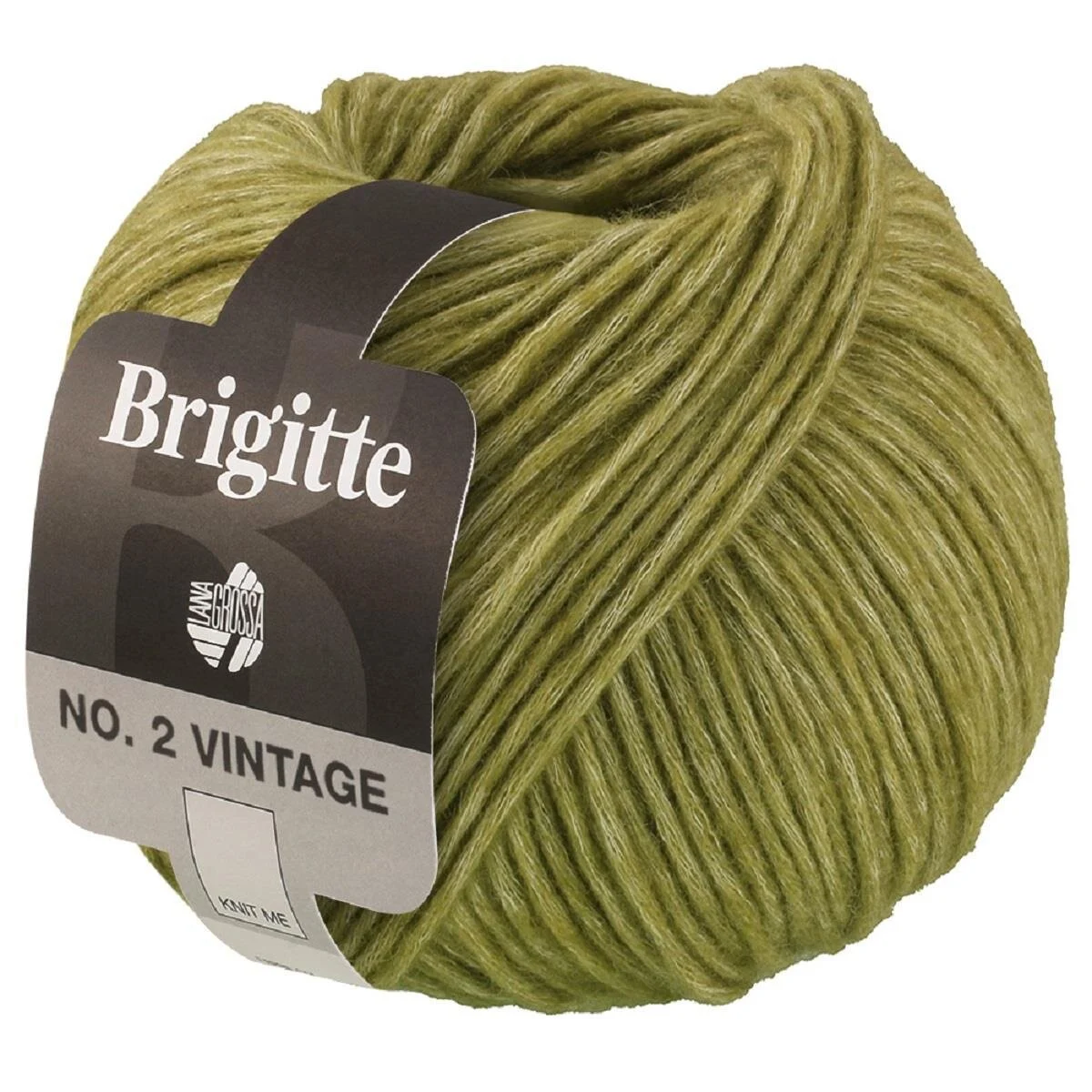 Lana Grossa - Brigitte No. 2 Vintage 0208 oliv meliert