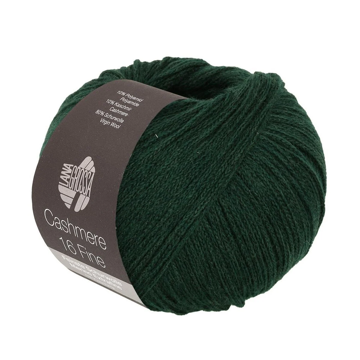 Lana Grossa - Cashmere 16 Fine 0053 dunkelgrün