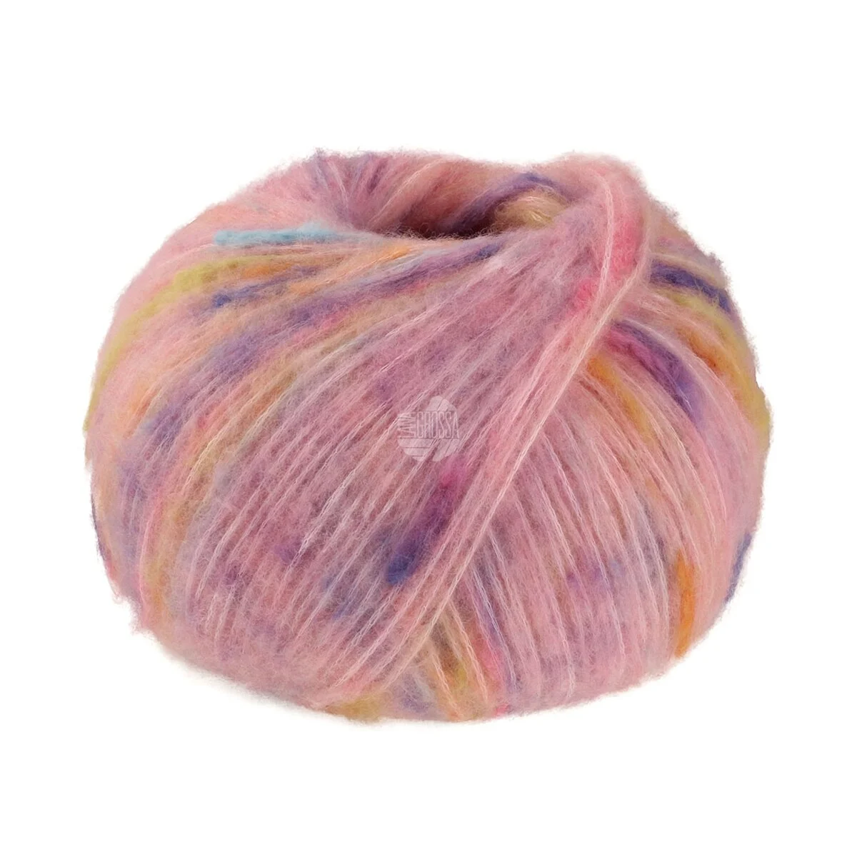 Lana Grossa - Cassata 0002 rose hellrot gelb flieder mandarin