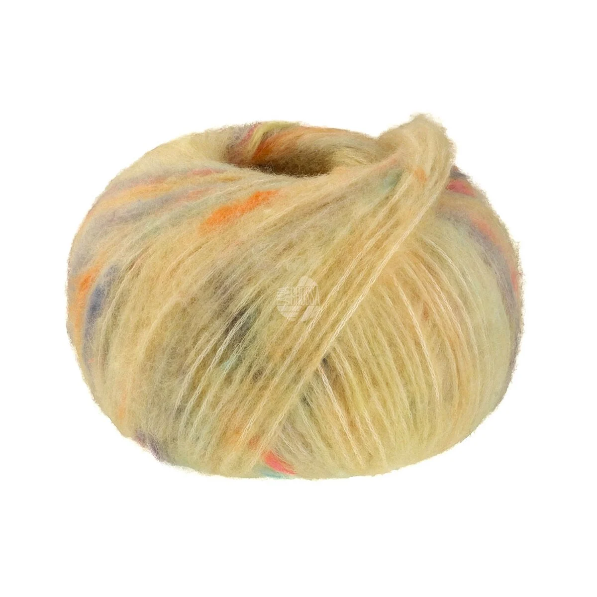 Lana Grossa - Cassata 0009 blassgelb zitrusgelb altrosa graublau grauviolett