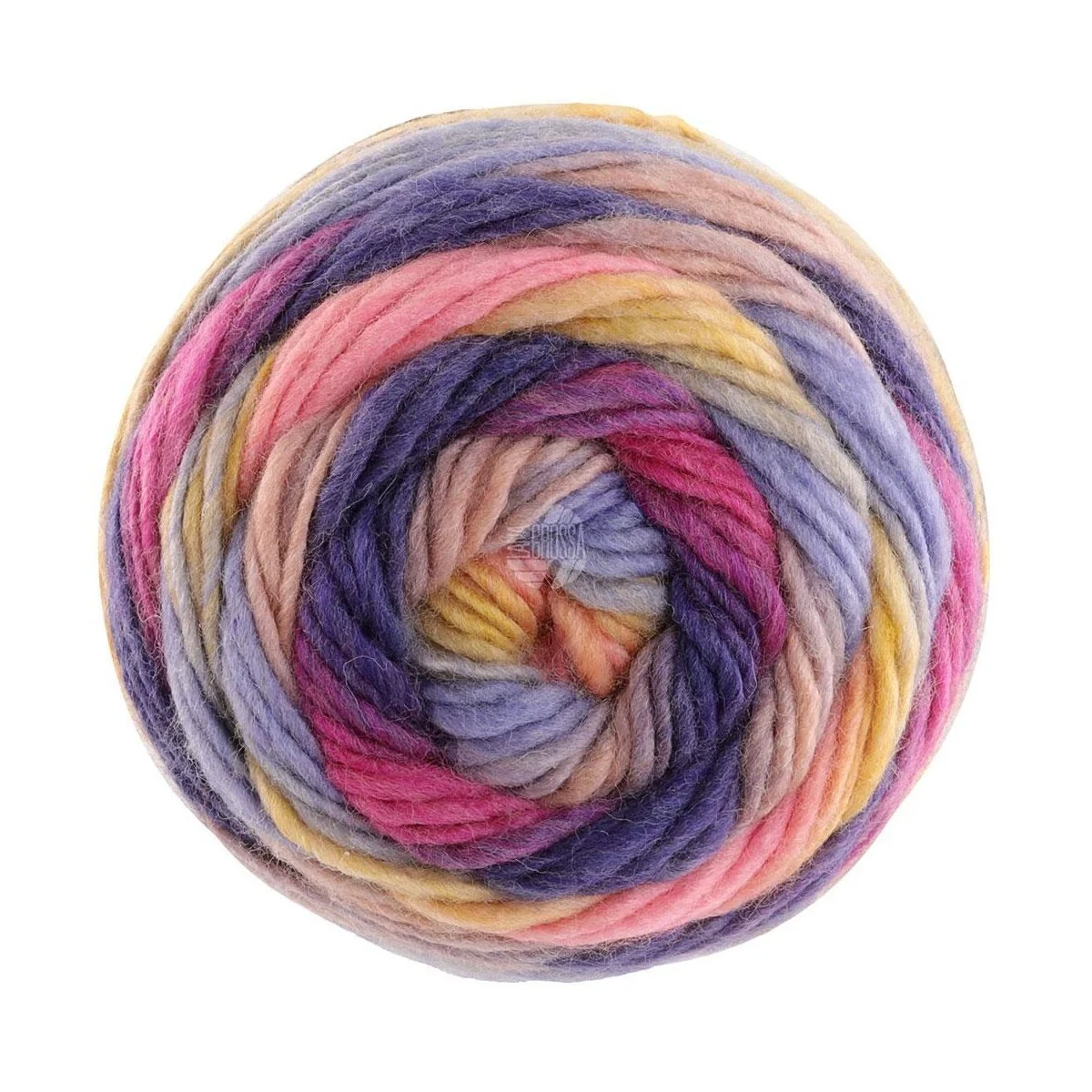 Lana Grossa - Colorato Aktion 0003 sandgelb rosa blau pfirsich dunkelblau pink