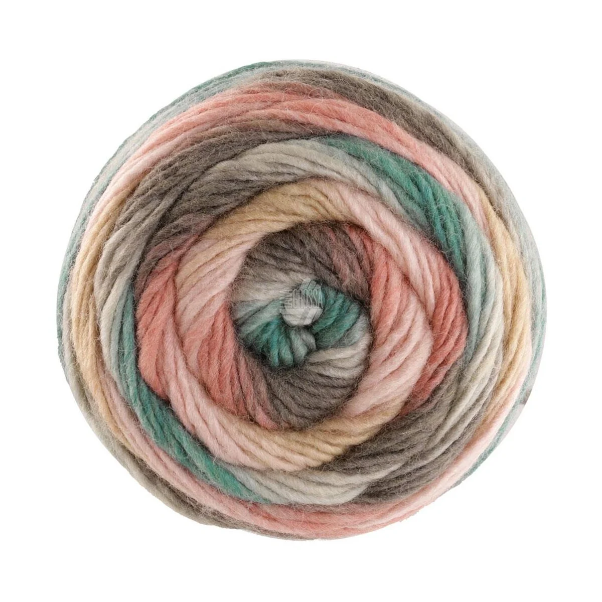 Lana Grossa - Colorato Aktion 0005 altrosa grau petrol puderrosa beige