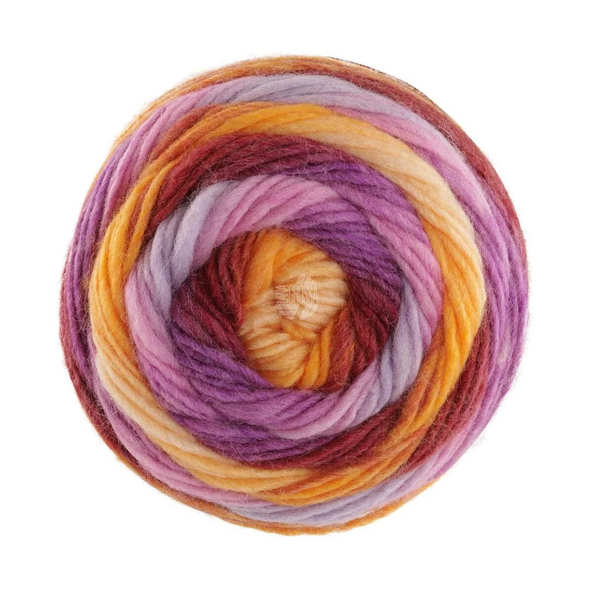 Lana Grossa - Colorato Aktion 0006 orange burgund violett rosa blaulila gelb