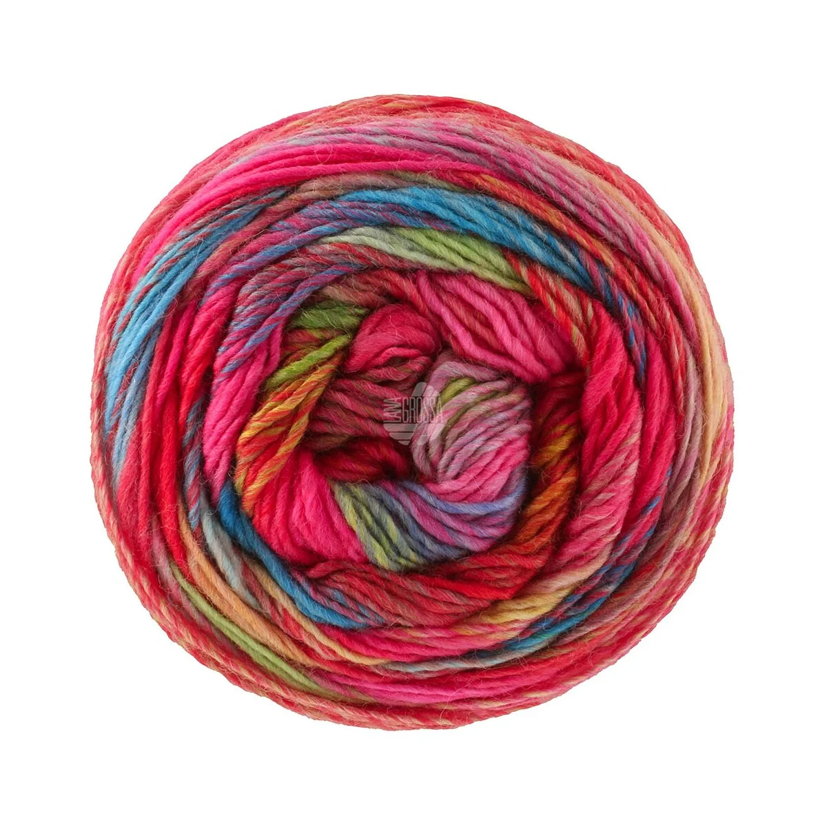 Lana Grossa - Colorissimo 0220 rot fuchsia türkis petrol rost camel beige dunkelgrün hellgrün grün