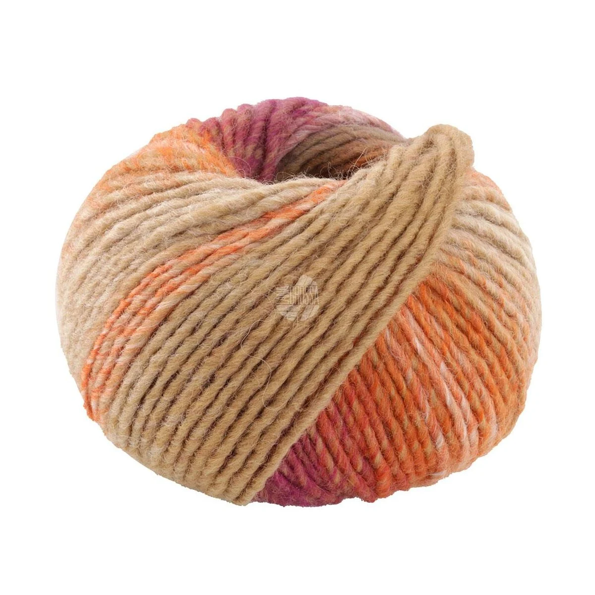 Lana Grossa - Colors For You 0153 rohweiß camel orange beige taupe orchidee zimtbraun