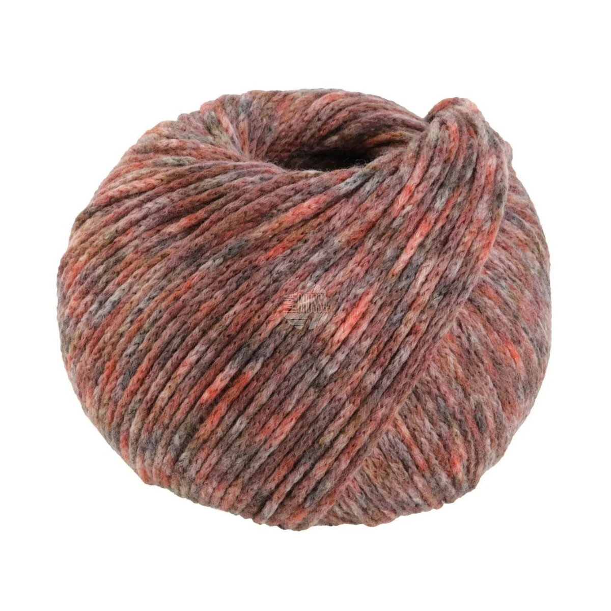 Lana Grossa - Cool Merino Print 0112 erika graubraun terrakotta mauve
