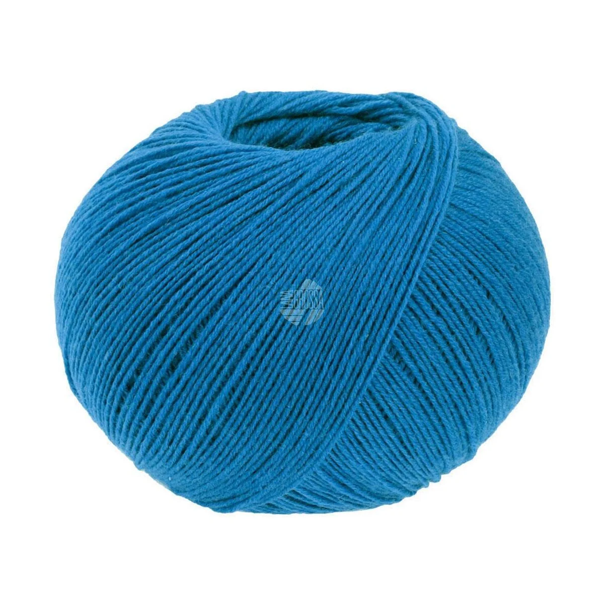 Lana Grossa - Cool Wool 4 Socks Uni 7729 azurblau