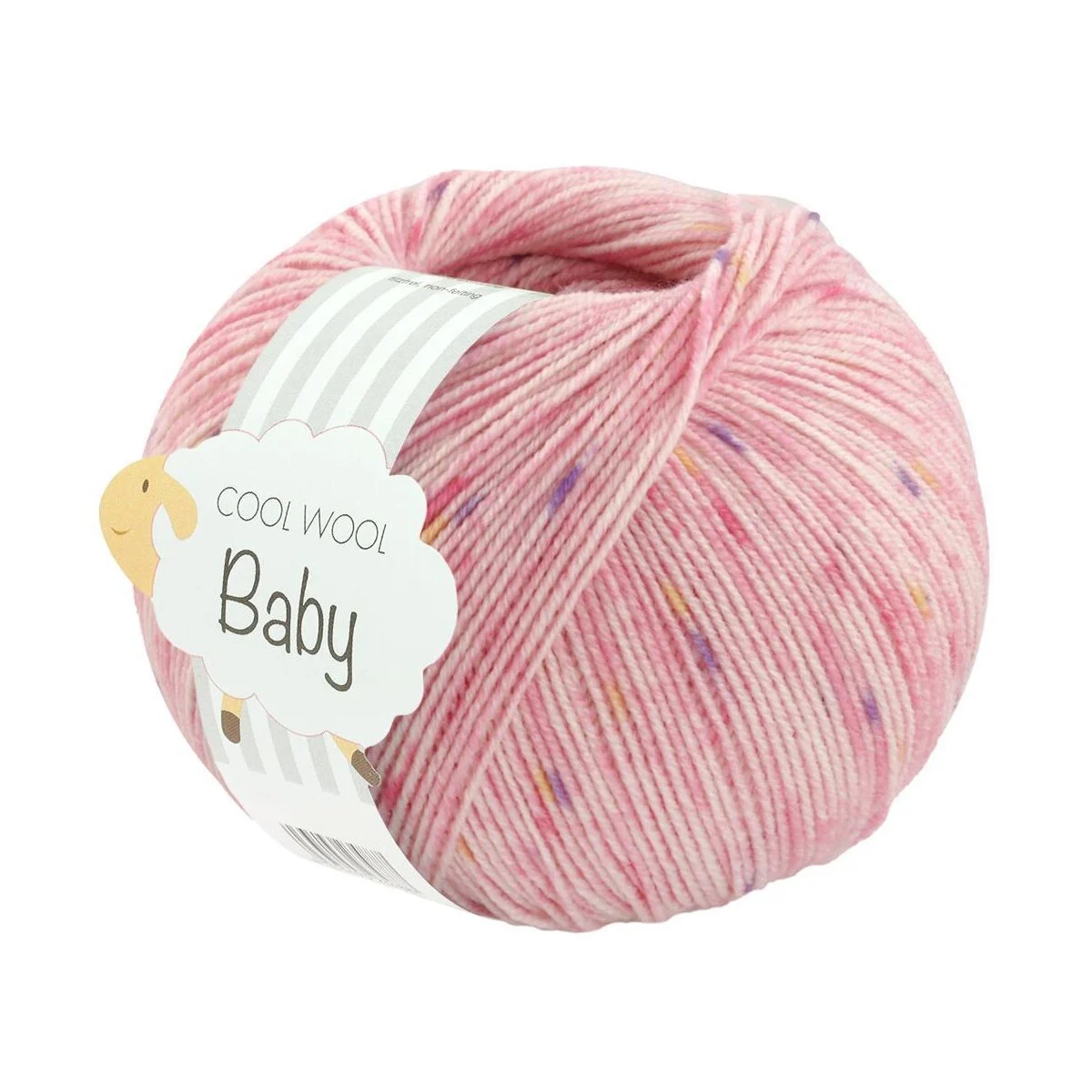 Lana Grossa - Cool Wool Baby Print Punto 0366 rosa blassrosa pink lila