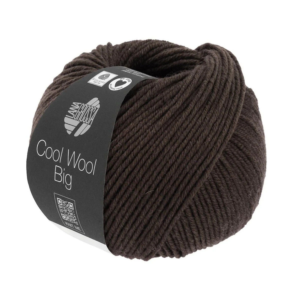 Lana Grossa - Cool Wool Big 1020 schwarzbraun