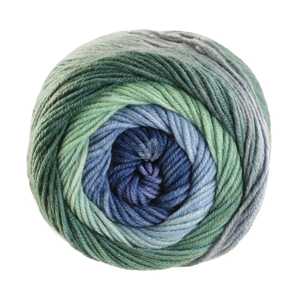 Lana Grossa - Cool Wool Big Color 4038 grüngrau hellgrau dunkelgrau anthrazit schiefergrau